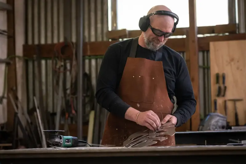 Shaping and forming raw metal